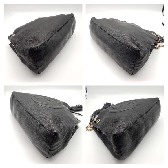 100% Authentic Gucci GG Soho on Chain Medium Shoulder Bag - Picture 8 of 16